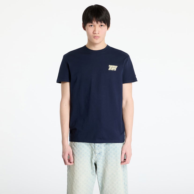 Majica kratkih rukava Tommy Hilfiger Tommy Jeans Regular Bubble Back T-Shirt Tamnoplava | DM0DM21864 C1G