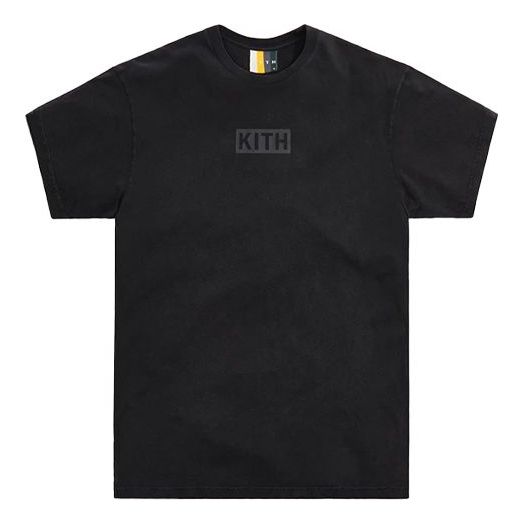 Majica kratkih rukava KITH Triple Box Logo Tee Crna | KH030097-001