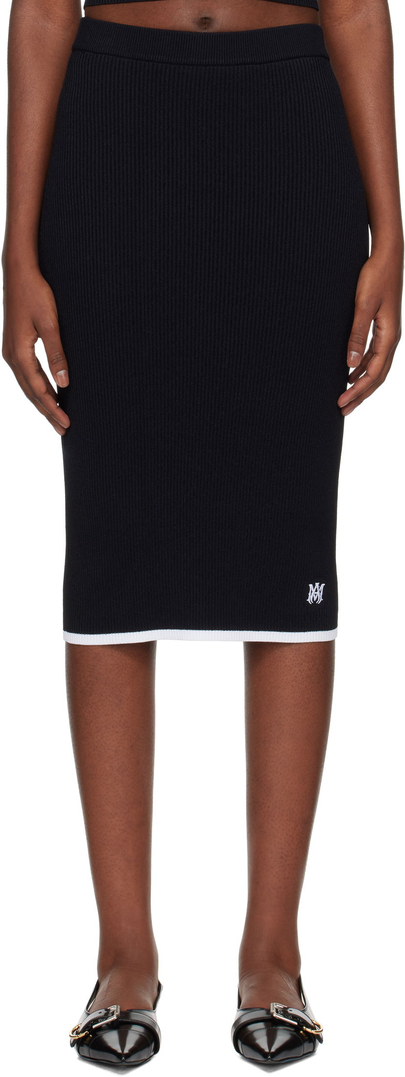 Suknja AMIRI Midi Skirt Crna | AWKNSH1011