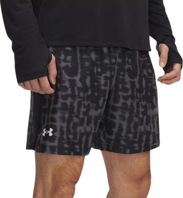 Kratke hlače Under Armour Under Armour UA Launch 7'' Print Shorts Crna | 1382621-025, 0