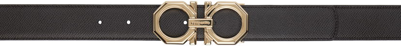 Pojasevi FERRAGAMO Ferragamo Reversible Adjustable Gancini Belt Crna | 780273