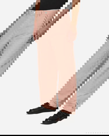 Hlače Stüssy Canvas Work Pants Ružičasta | 116496 SALM, 4