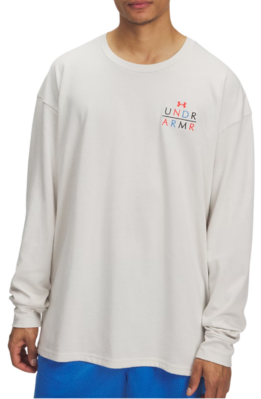 Majica kratkih rukava Under Armour Under Armour UA HWT Modern Sport Long Sleeve T-Shirt Bijela | 6004885-110, 0