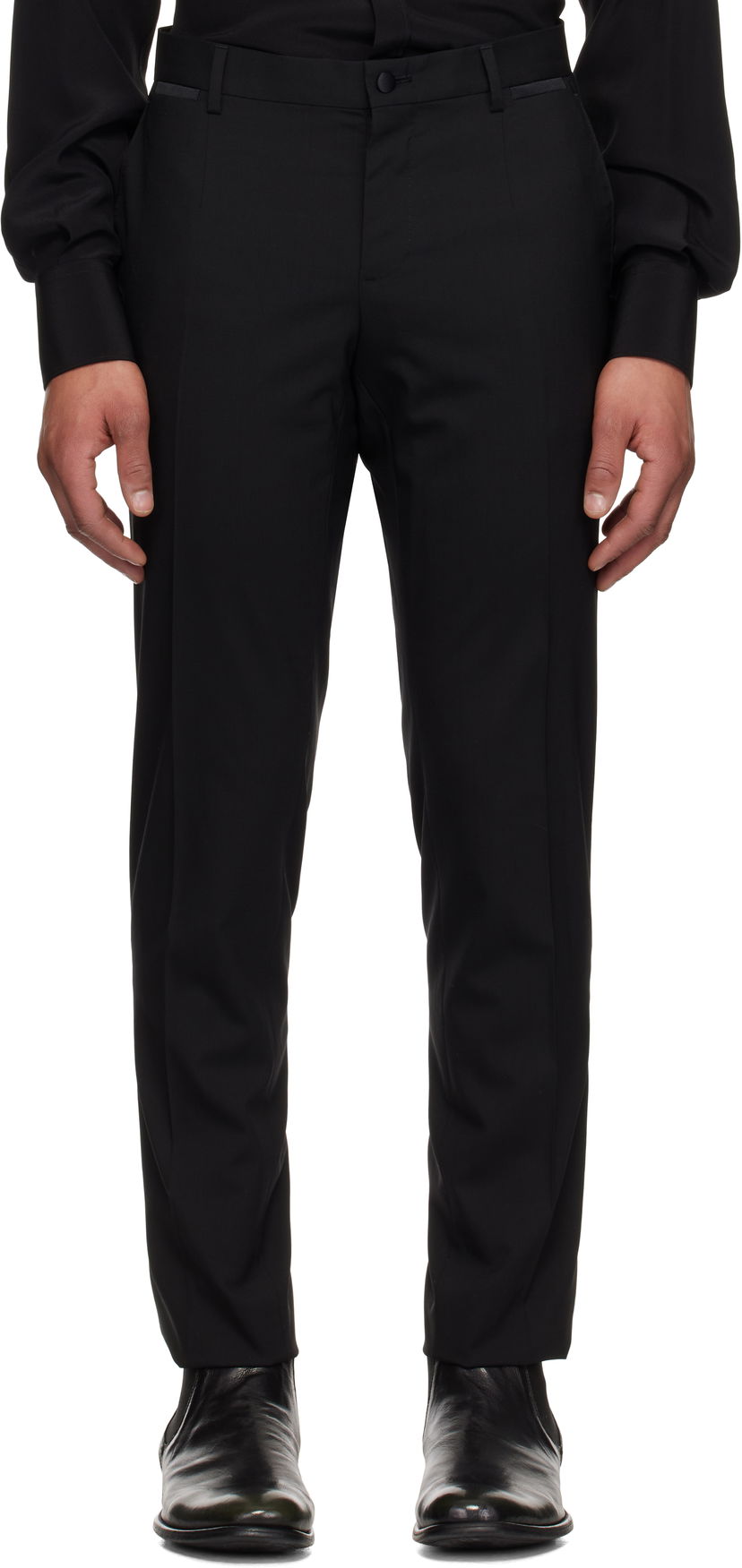 Hlače Dolce & Gabbana Dolce&Gabbana Continuativo Trousers Crna | GWZXMTFUBF2