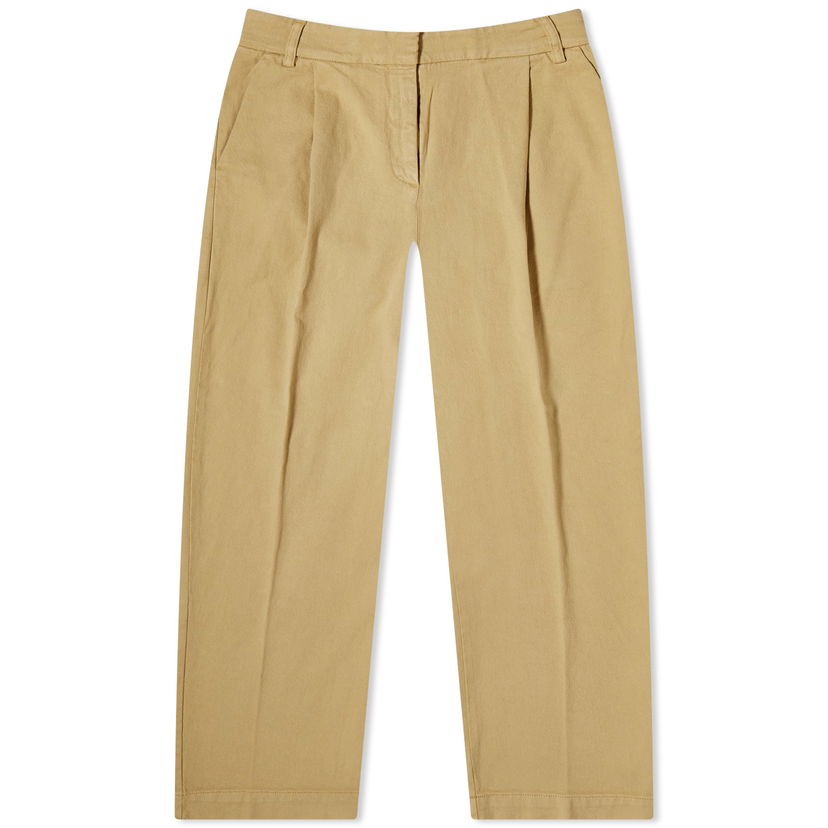 Hlače YMC Earth Market Trousers Bež | Q4AZB-20