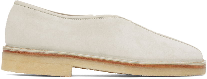 Odjeća LEMAIRE Lemaire Piped Slippers Bijela | FO0068 LL0007