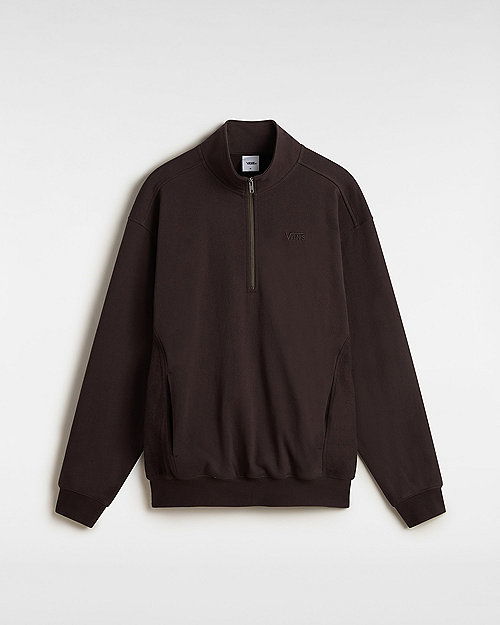 Džemper Vans Premium Van D Half Zip Sweatshirt, Size L Smeđa | VN000MEKY7U
