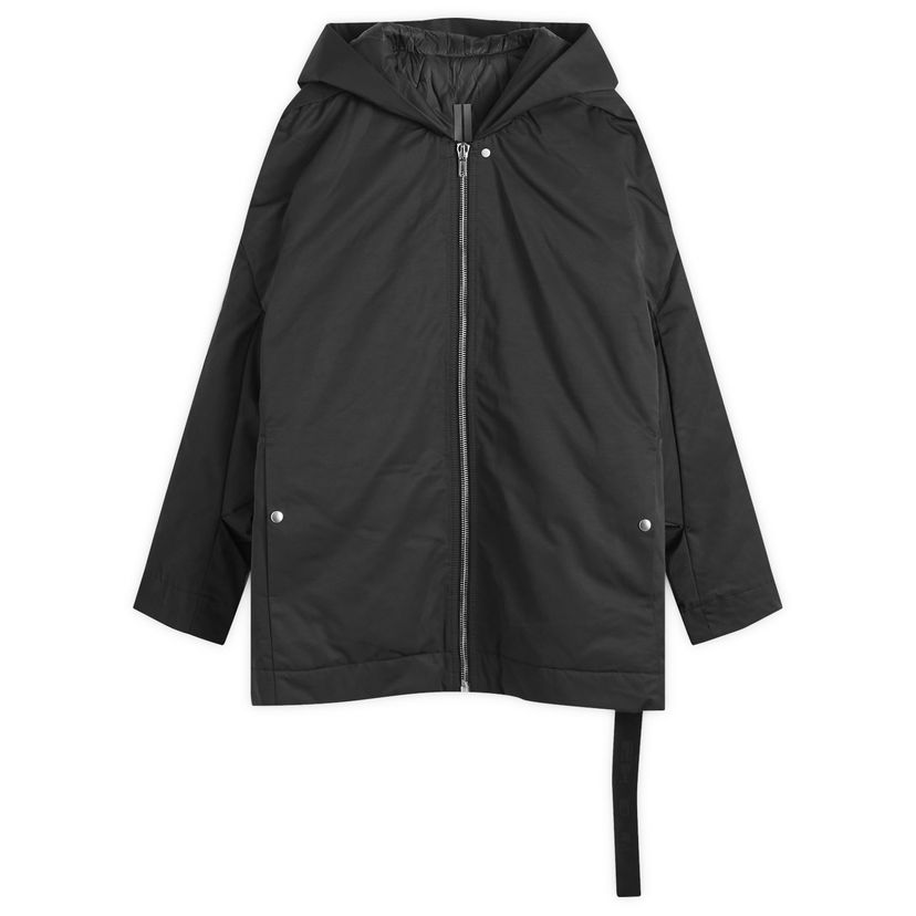 Parka Rick Owens Hooded Peter Jacket Crna | DS02D2725-09-MU