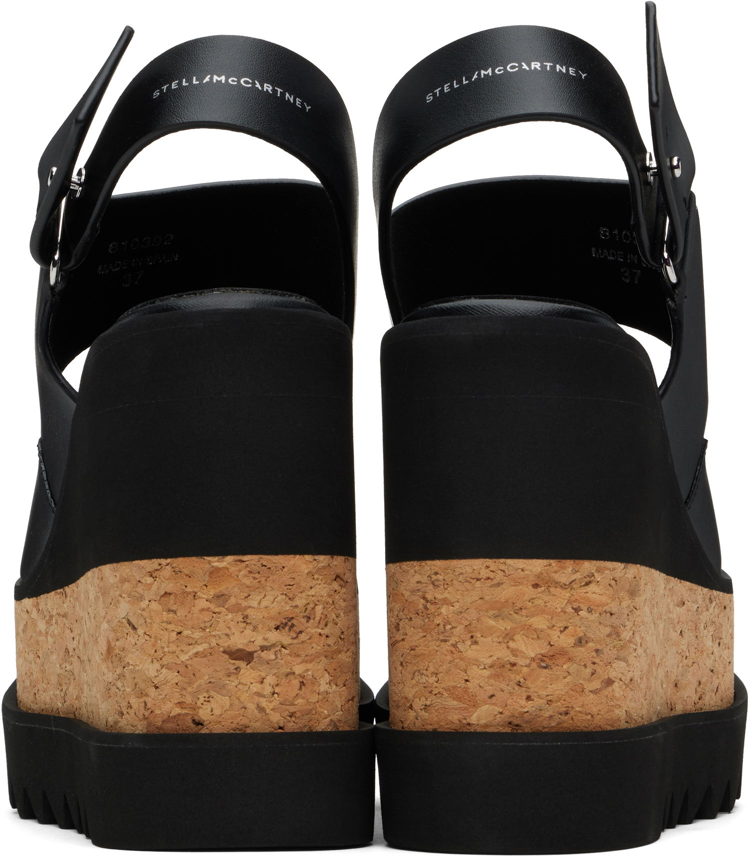 Tenisice i cipele Stella McCartney Elyse Alter Mat Platform Wedges Crna | 810392AP00P0, 1