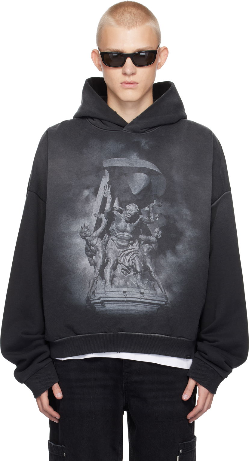 Dukserice Represent Clo Archangel Graphic Print Hoodie Crna | MLM41145