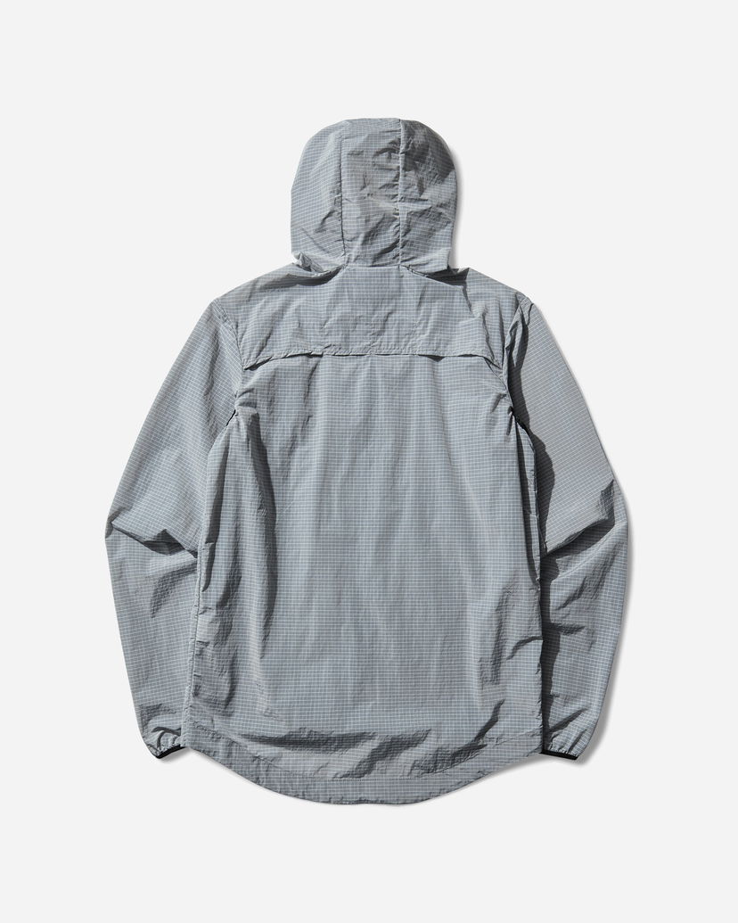Vjetrovka Rayon Vert Mirage Grid Hooded Jacket Siva | S5RVJK01 GREY