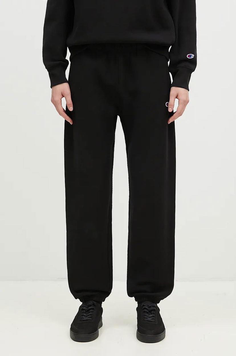 Trenirka Champion Elastic Cuff Sweatpants Crna | 220709.