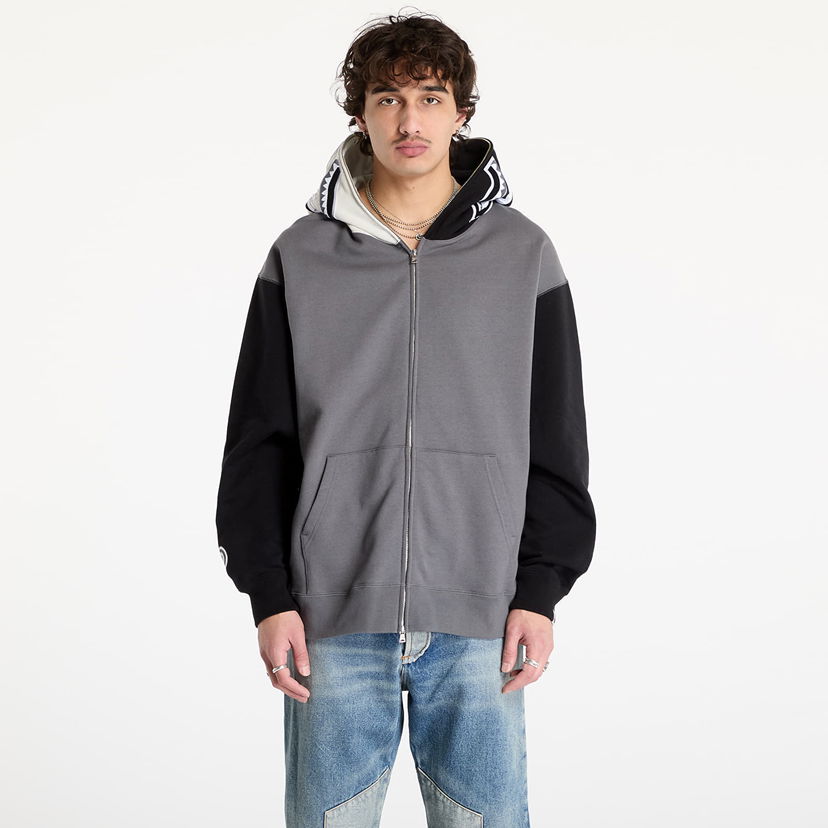 Dukserice BAPE Shark Full Zip Hoodie Siva | 001ZPK701311M BLK