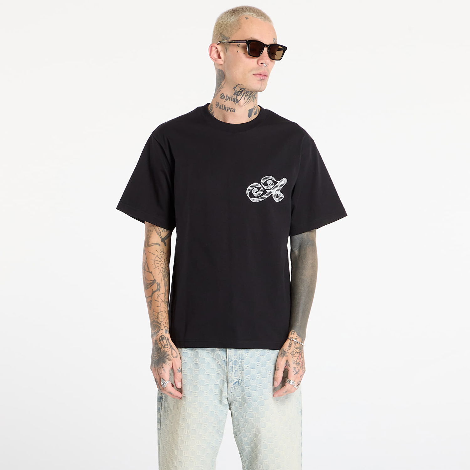 Majica kratkih rukava Awake NY Script T-Shirt Crna | AWK-FW25-TS002 -BLK, 0