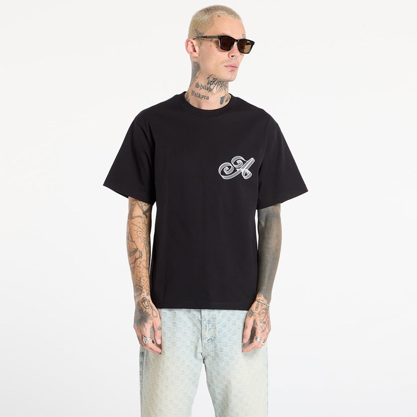 Majica kratkih rukava Awake NY Script T-Shirt Crna | AWK-FW25-TS002 -BLK