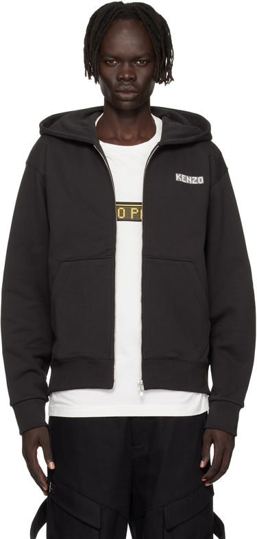 Dukserice KENZO Kenzo Paris 'KENZO City' Full-Zip Hoodie Crna | FF65HO2544MC, 0