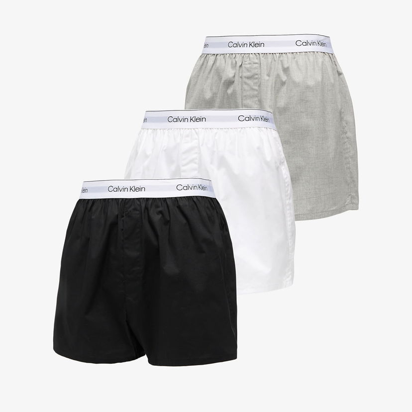 Bokserice CALVIN KLEIN Calvin Klein Slim Boxer Shorts, 3-Pack Višebojno | LV00NB4267 MP1
