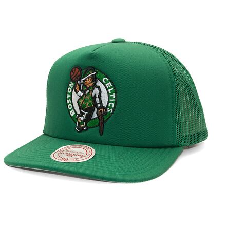 Kapa Mitchell & Ness Boston Celtics Evergreen Trucker Hat Zelena | HT8032-BCEGREN