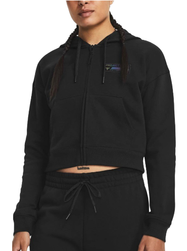 Dukserice Under Armour Pjt Rck HW Terry FZ Q4 Crna | 1380735-001