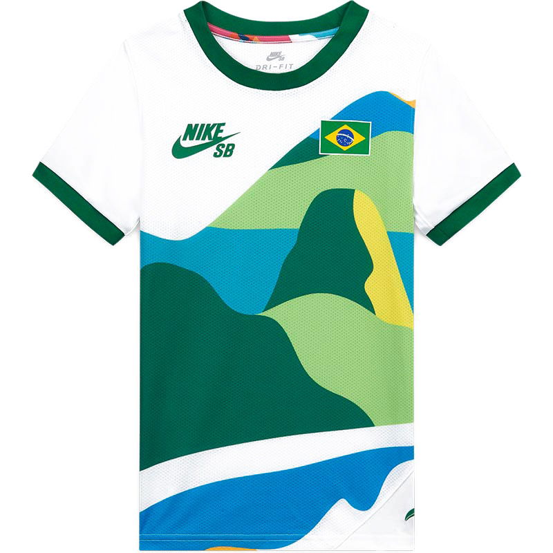Majica kratkih rukava Nike SB Parra Federation Kit Crew Youth Jersey Bijela | CZ7775-100