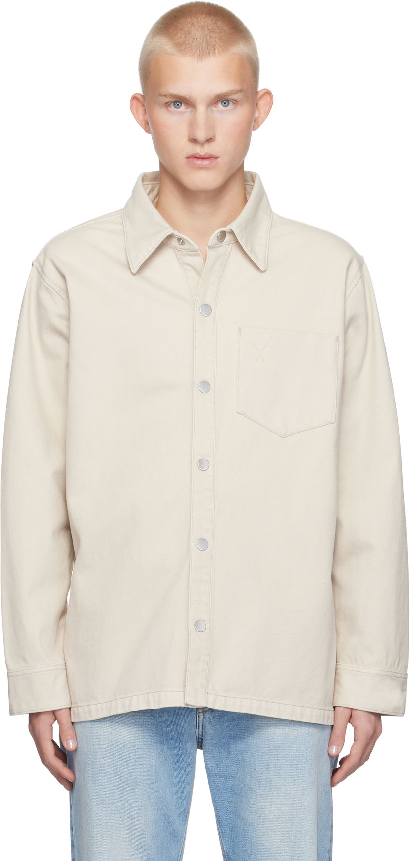 Košulja AMI Shirt Bež | UJK261.CO0037