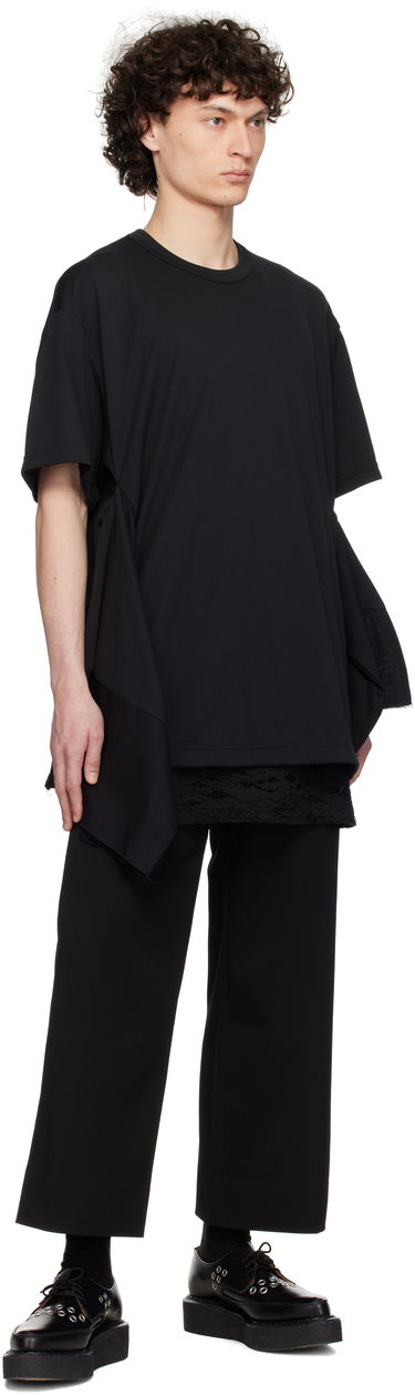 Majica kratkih rukava Comme des Garçons Homme Plus Polyester Piqué T-Shirt Crna | PO-T020-051, 3