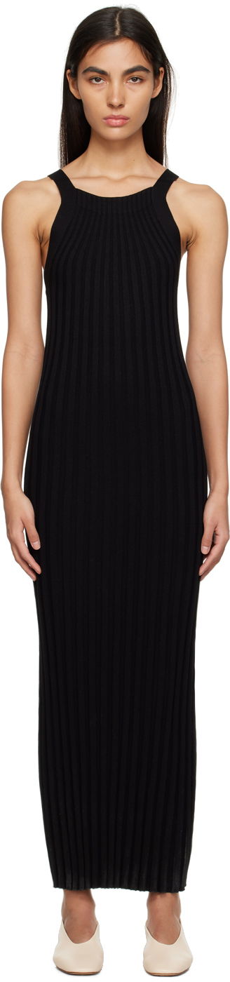 Haljina Loulou de Saison Loulou de Saison Otama Midi Dress Crna | OTAMA