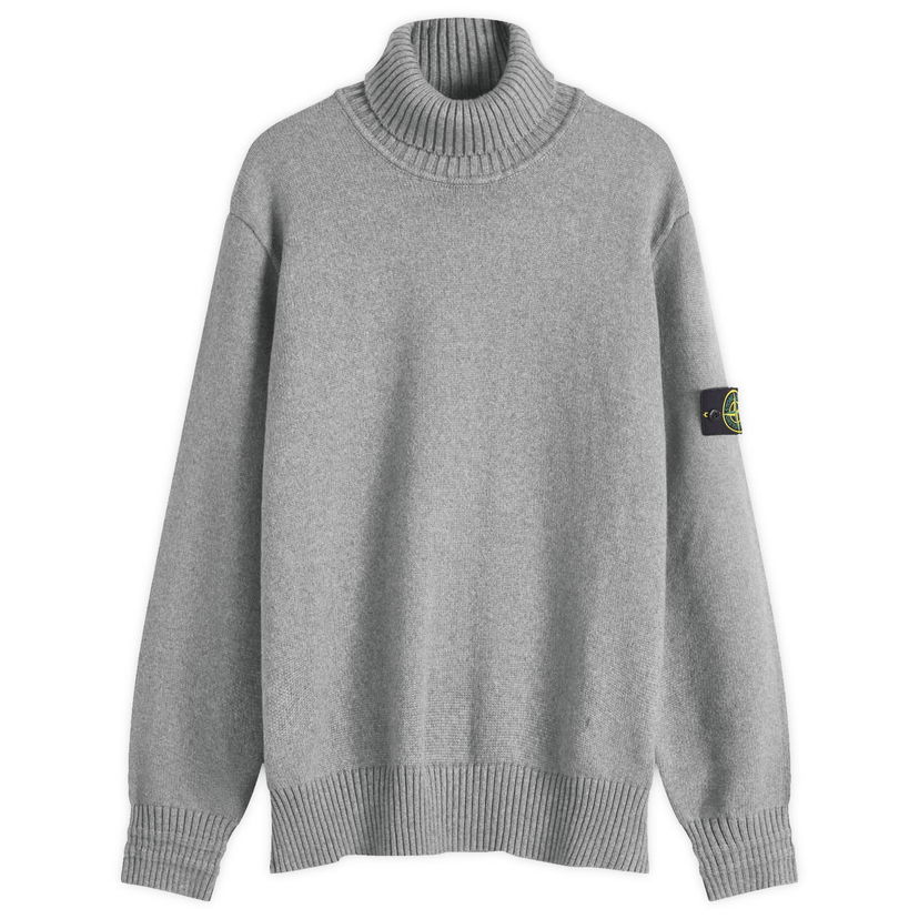 Džemper Stone Island Turtleneck Knit Sweater Siva | 8115505A2-V0M64