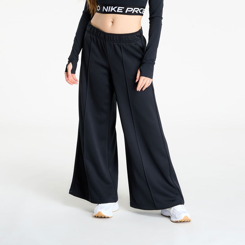 Trenirka Nike Sportswear Mid-Rise Wide-Leg Track Pants Crna | IH8514-010