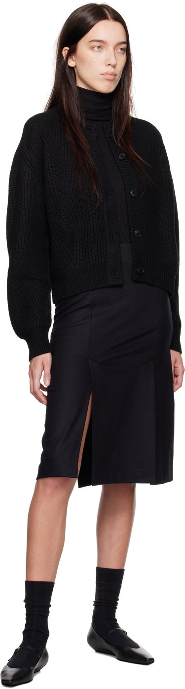 Džemper Loulou de Saison Loulou de Saison Manoa Knit Cardigan Crna | MANOA, 3