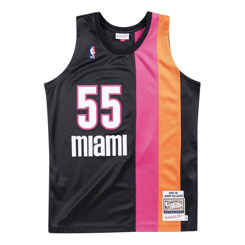 Dres Mitchell & Ness NBA Miami Heat Jason Williams Jersey Crna | AJY4EL18034-MHEBLCK05JWI