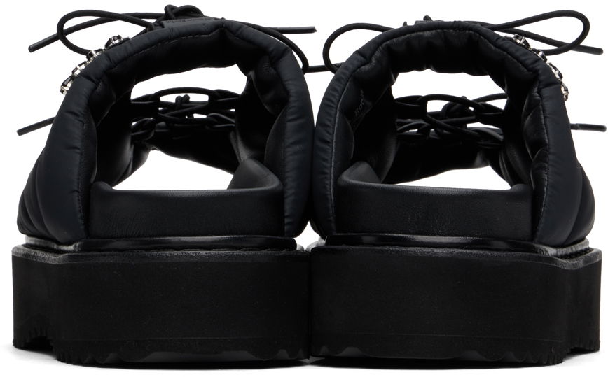 Dodaci Simone Rocha Simone Rocha Platform Ghillie Sandals Crna | SLD50B 0798, 1