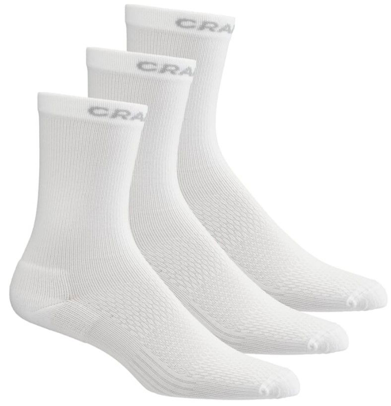 Čarape Craft Craft Core Dry High Socks (5-Pack) Bijela | 1916100-900000