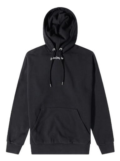 Dukserice Palm Angels Logo Popover Hoody Crna | PMBB036C99FLE0031001