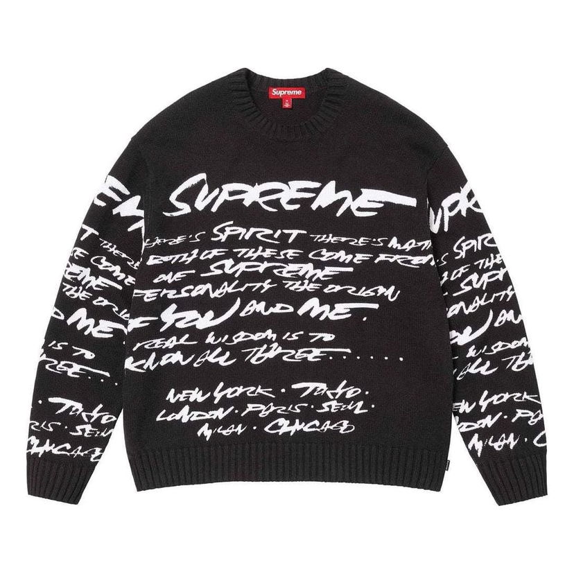 Džemper Supreme Future Knit Sweater Crna | SUP-SS24-011