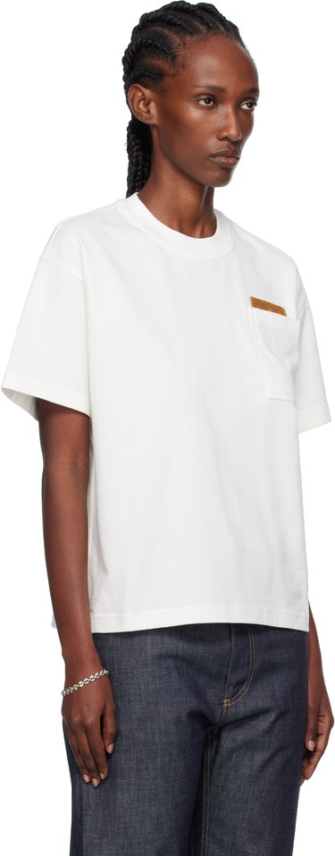 Majica kratkih rukava Bottega Veneta Bottega Veneta Cotton Jersey T-Shirt with Pocket Bijela | 838925 V4N50, 1