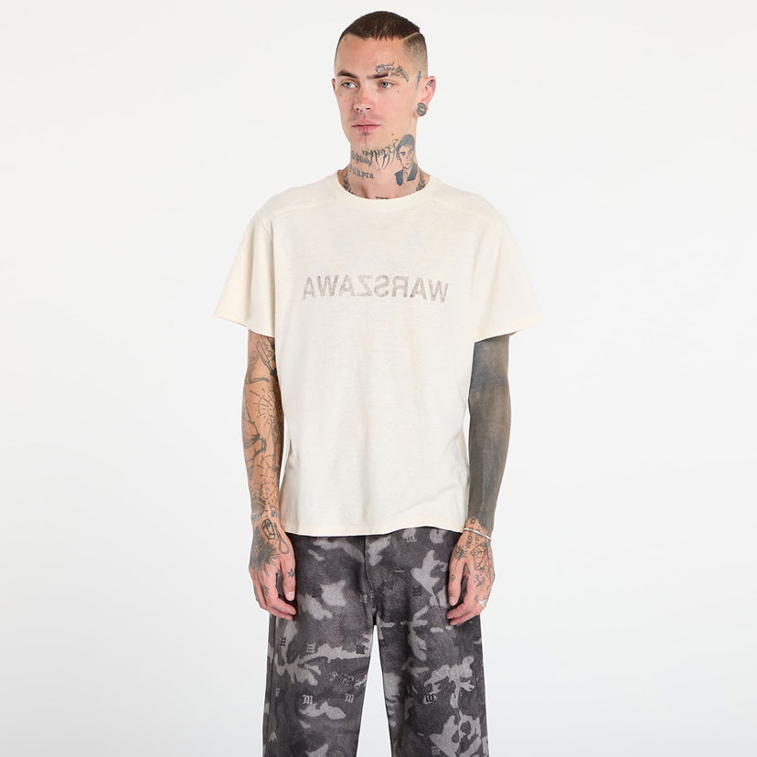 Majica kratkih rukava MISBHV Warszawa Cold Wave T-Shirt White Bijela | 251M122