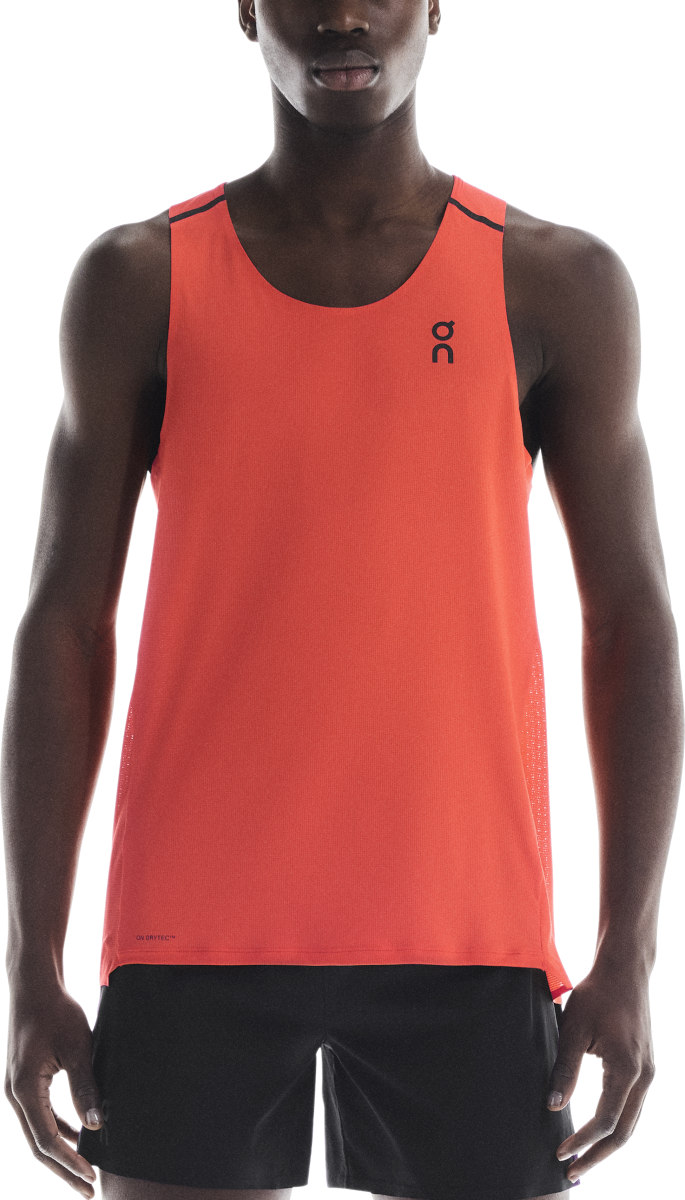 Majica bez rukava On Running Running Performance Tank Top Crvena | 1me10220861