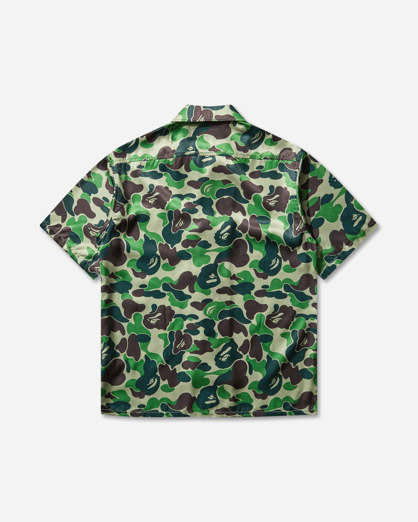 Košulja BAPE ABC Camo Open Collar Shirt Zelena | 1L30132007 GREEN