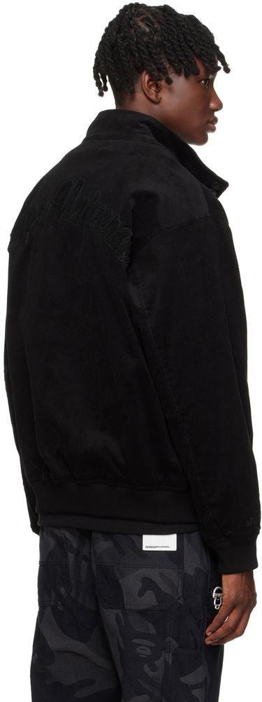Bomber jakna AAPE by A Bathing Ape AAPE by A Bathing Ape Patch Corduroy Jacket Crna | AAPLJM7613XXLBKX, 2