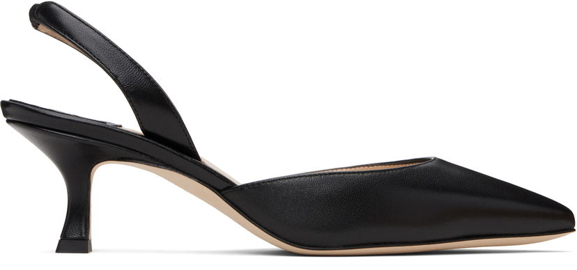 Nakit Manolo Blahnik Manolo Blahnik Carolyne Slingback Pumps Crna | 9XX-0478