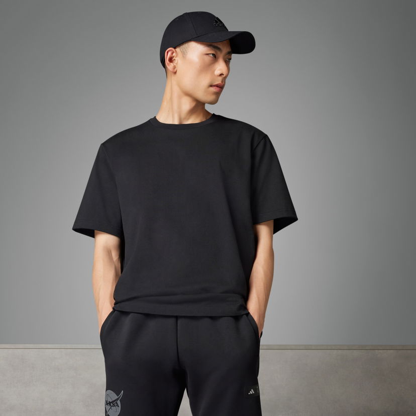 Majica kratkih rukava adidas Performance NASA Crossover T-Shirt Crna | JE3133