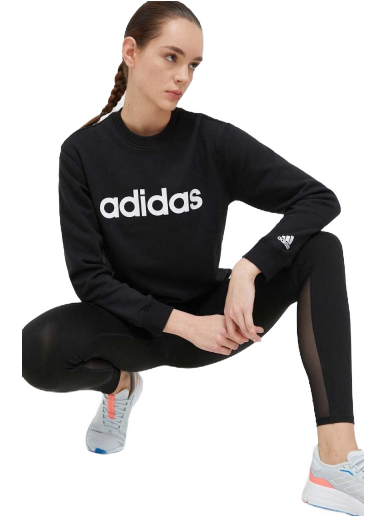 Dukserice adidas Originals Linear French Terry Sweatshit Crna | IC6878