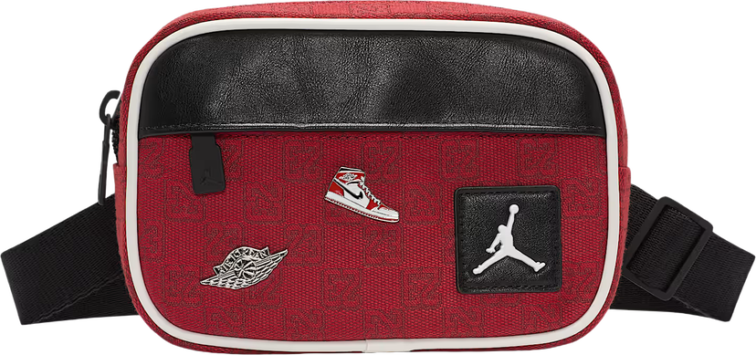 Torba oko struka Jordan Jordan Jam 23 Monogram Camera Bag Crvena | ma0981-h15