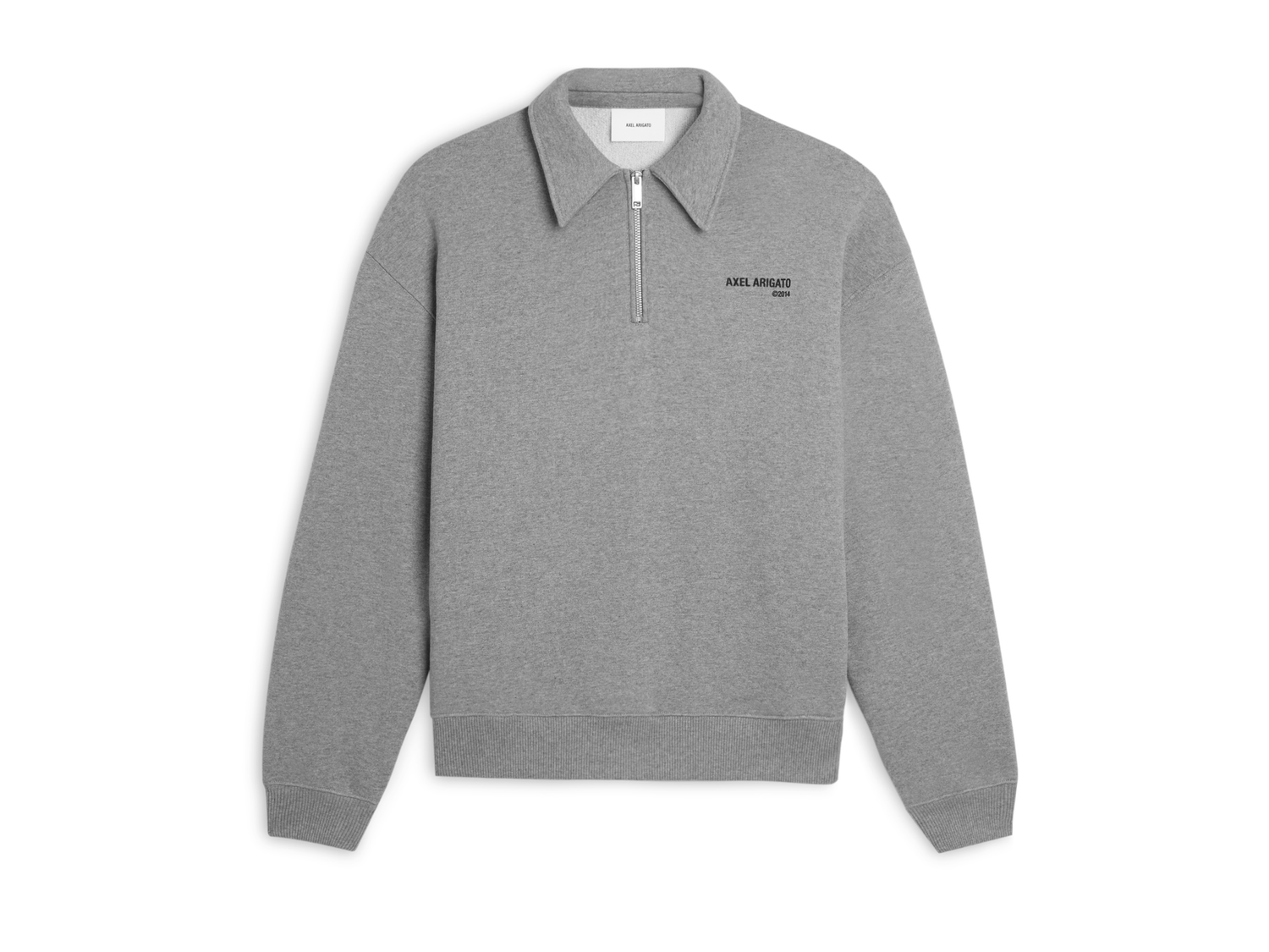 Dukserice AXEL ARIGATO Remi Half-Zip Sweater Siva | A2218001, 1