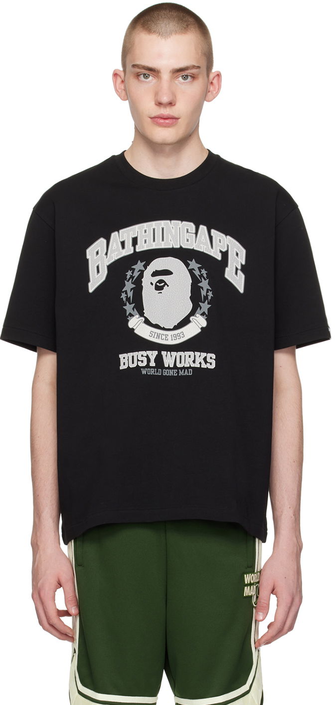 Majica kratkih rukava BAPE Relaxed-Fit T-Shirt Crna | 001TEK301335M