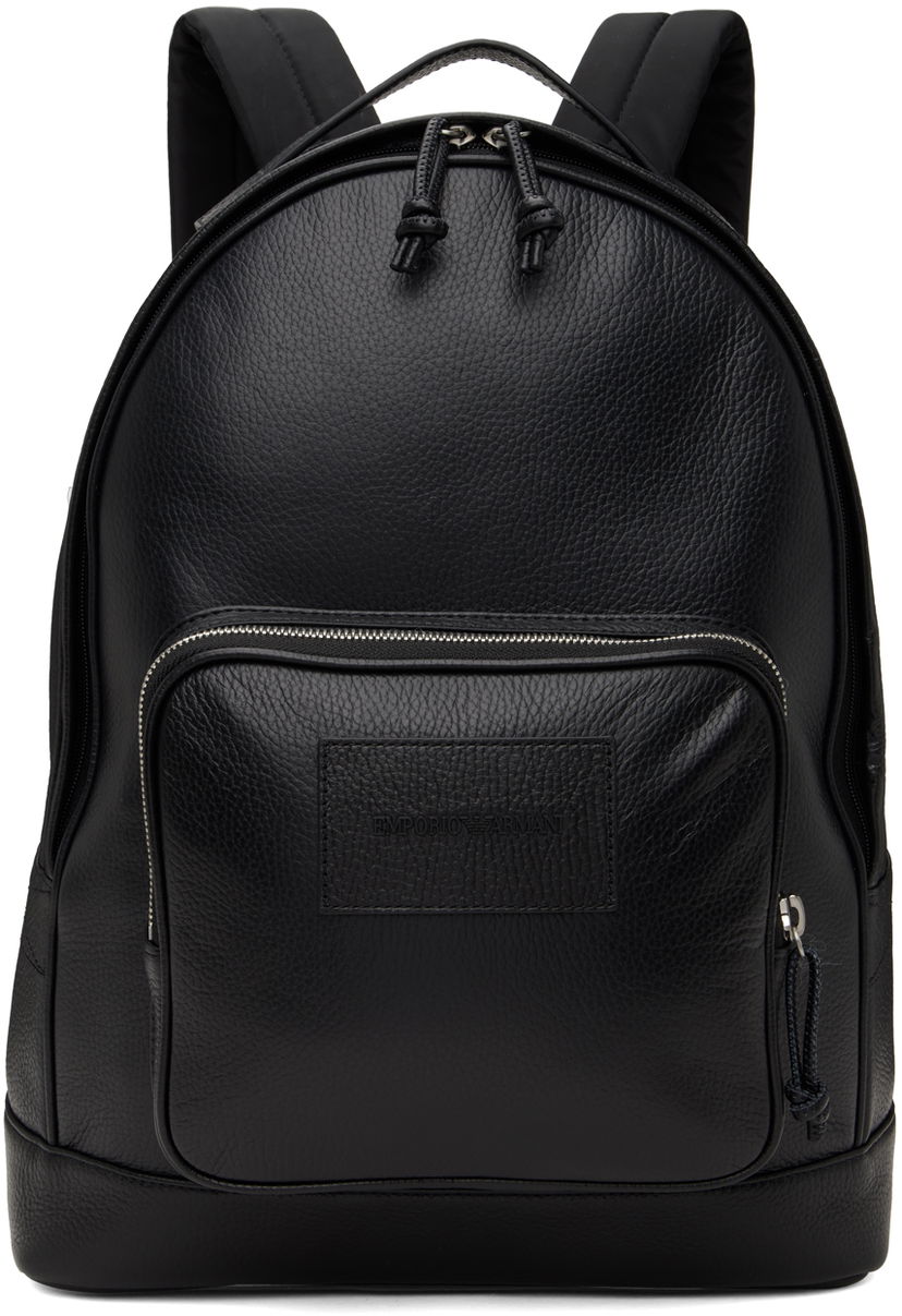 Ruksak Emporio Armani Rounded Backpack Crna | Y4O334 Y068E