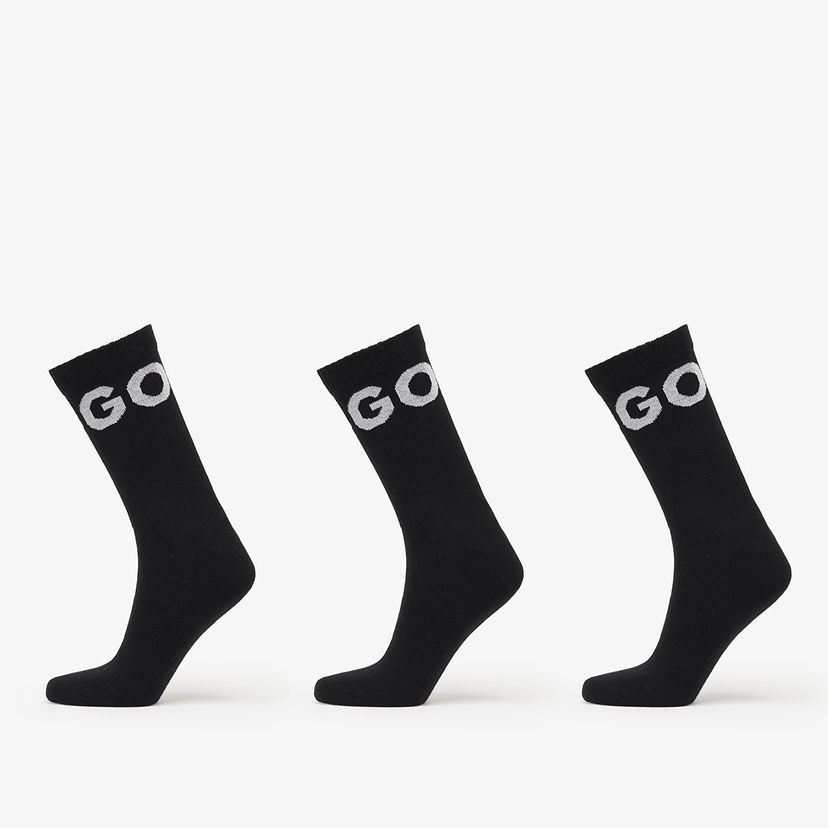 Čarape BOSS Hugo Boss 3-Pack Iconic Crew Socks Crna | 50531517-001