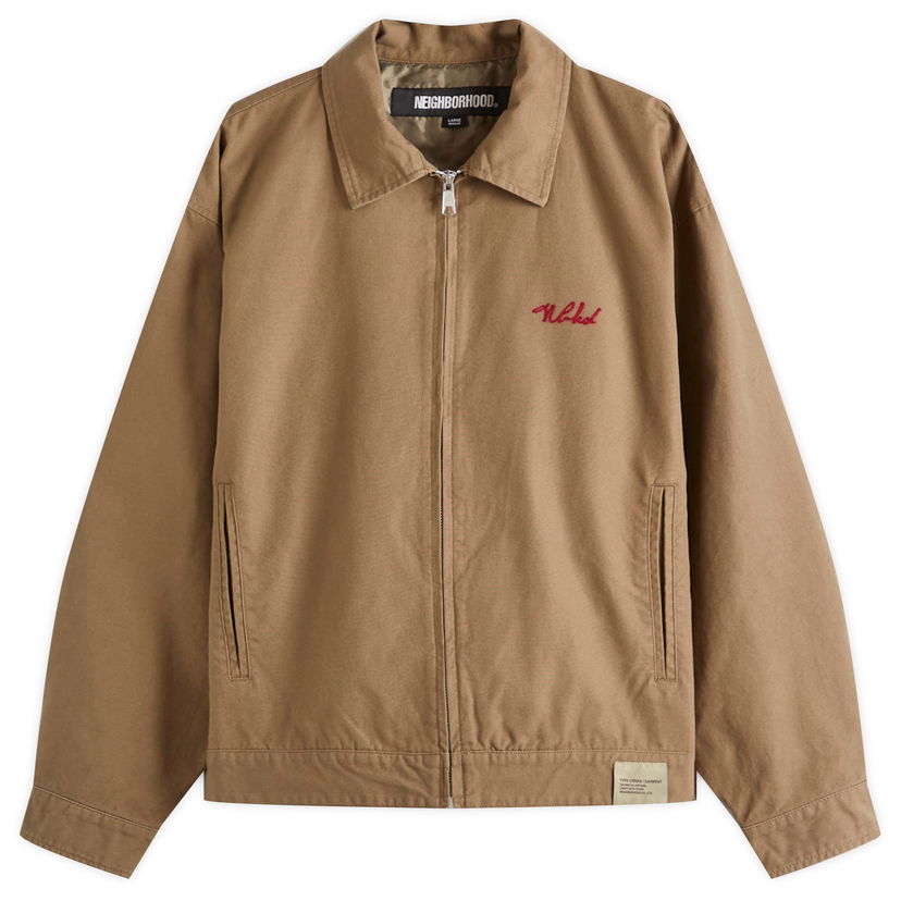Jakna Neighborhood Neighborhood Zip Work Jacket, Size Large Smeđa | 251TSNH-JKM02-OLV
