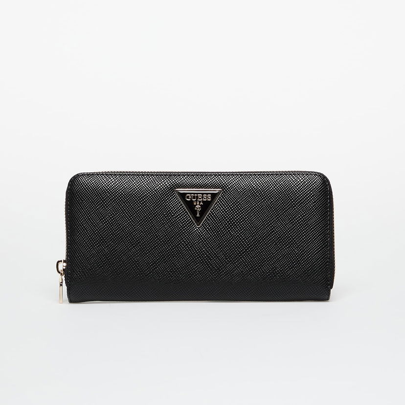 Novčanik GUESS Laurel Ii Slg Large Zip Around Wallet Crna | SWZG7459146-BLA